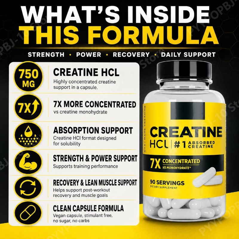 Creatine HCl 750mg 90 capsules - Fitness With Nutrition recensie en prijs