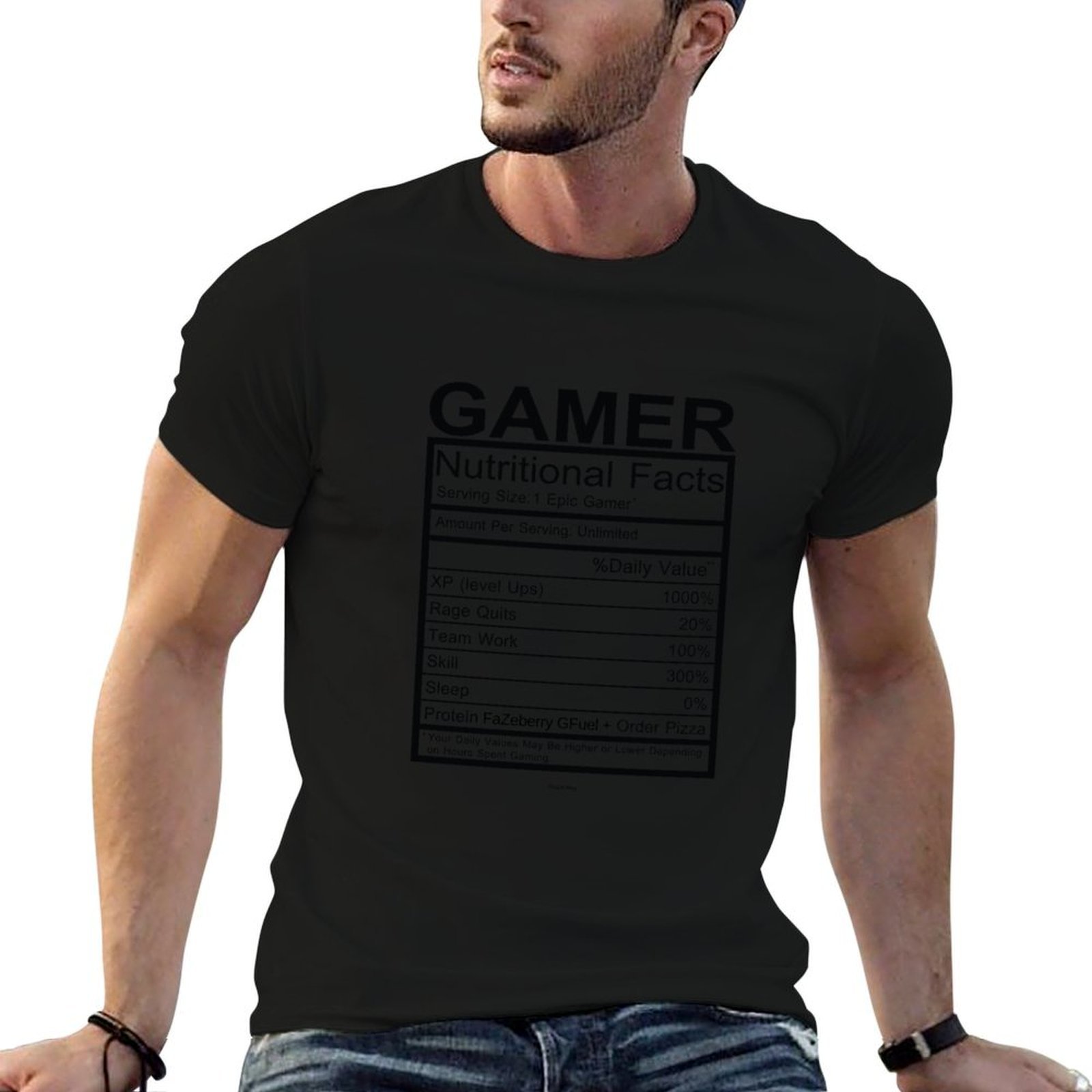 Gamer Nutritional Facts Chart  - Fitness With Nutrition recensie en prijs