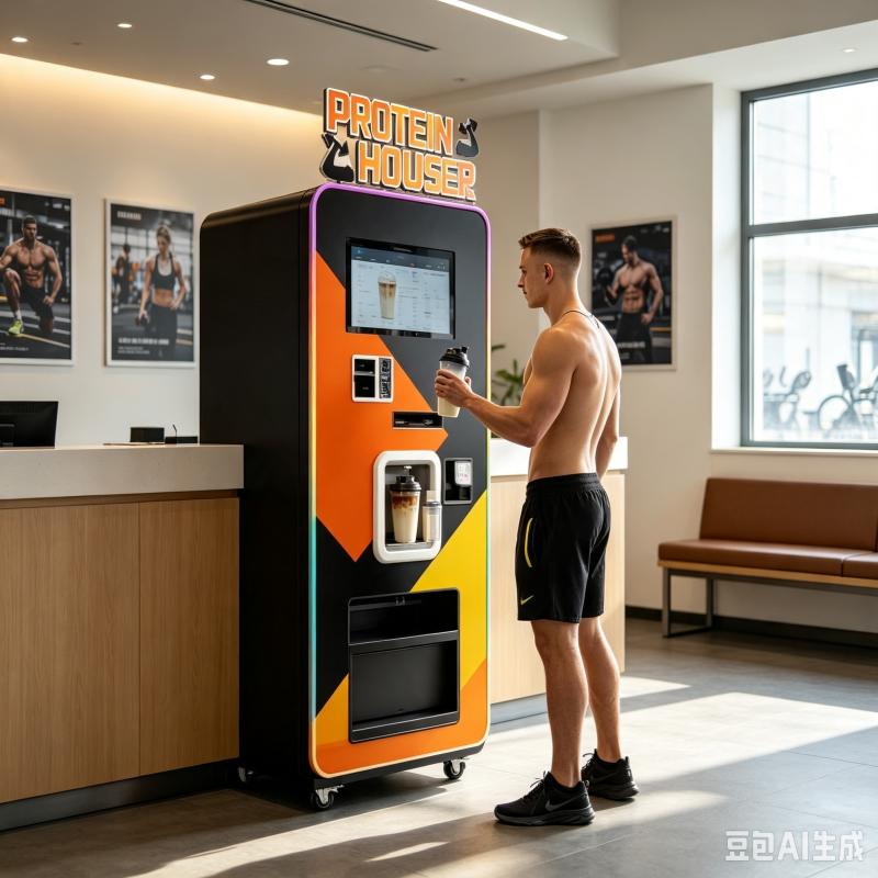 Proteïne Shake Automaat, Aange - Nutrition Fitness Gym recensie en prijs